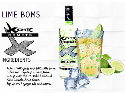 Xotic Comets Premium Vodka 'Sours' - Lime