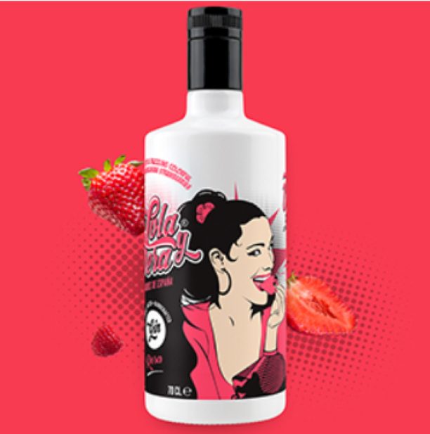 Lola y Vera Gin Rosa - Strawberry