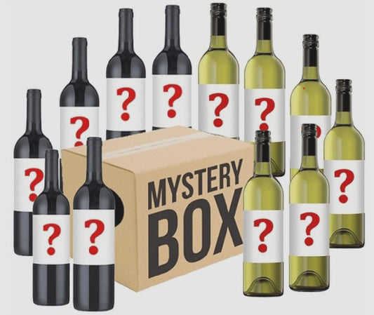 MIXED MYSTERY - case of 12 Red + Whites and a splash of Rose!